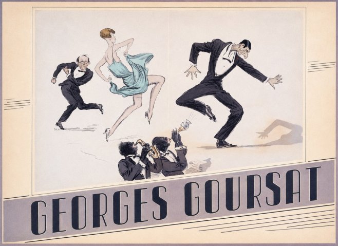 Georges Goursat Jazz Age Revelry No4 - Poszter