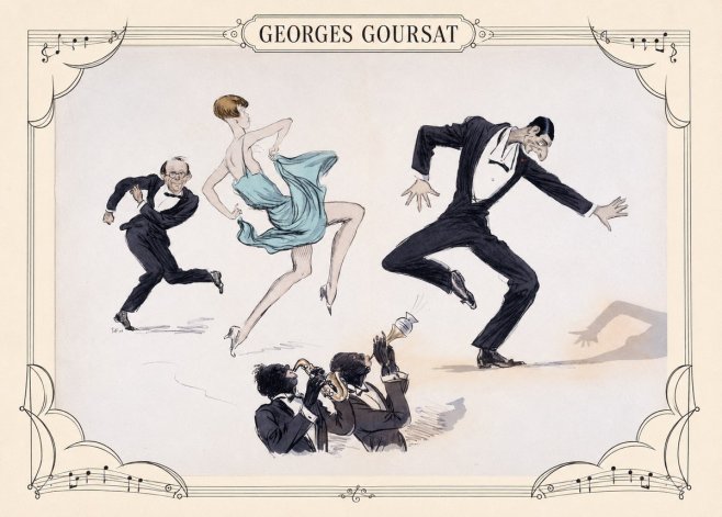 Georges Goursat Jazz Age Revelry No6 - Poszter