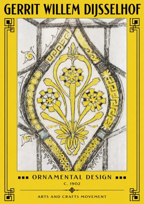 Gerrit Willem Dijsselhof Ornamental Design No2 - Poszter