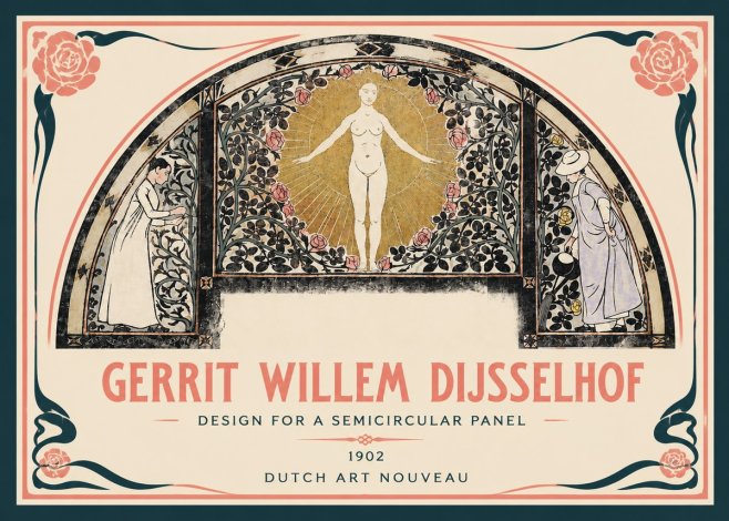 Gerrit Willem Dijsselhof Nature's Awakening No4 - Poszter