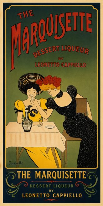 Leonetto Cappiello The Marquisette Dessert Liqueur No5 - Poszter
