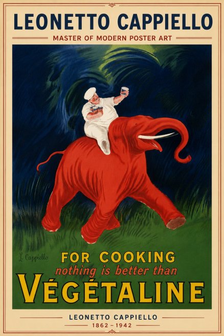 Leonetto Cappiello Végétaline No5 - Poszter