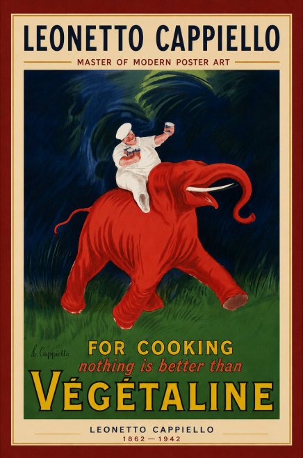 Leonetto Cappiello Végétaline No6 - Poszter