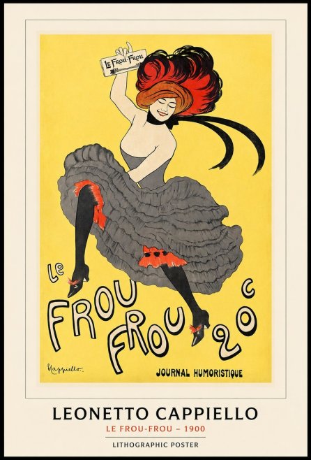 Leonetto Cappiello Le Frou-frou No1 - Poszter