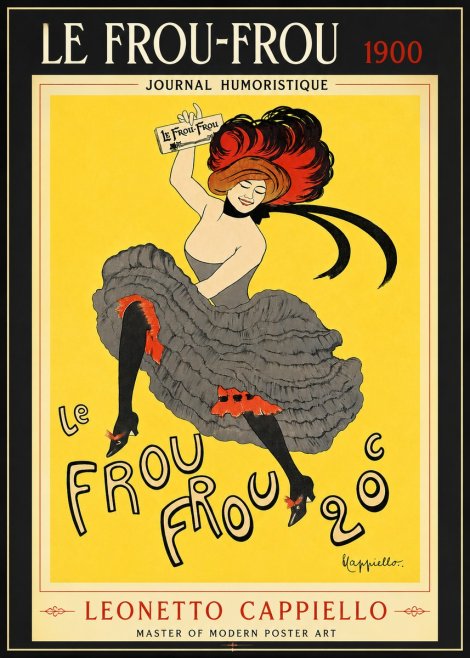Leonetto Cappiello Le Frou-frou No3 - Poszter