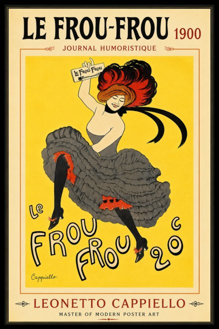 Leonetto Cappiello Le Frou-frou No5 - Poszter