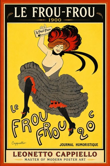 Leonetto Cappiello Le Frou-frou No6 - Poszter