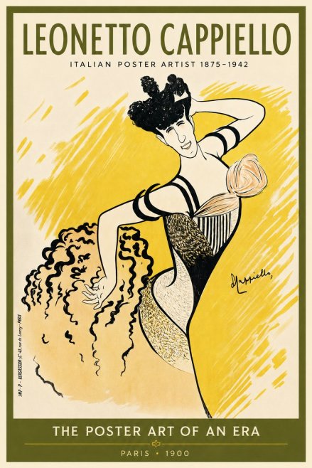 Leonetto Cappiello The Dancer No4 - Poszter