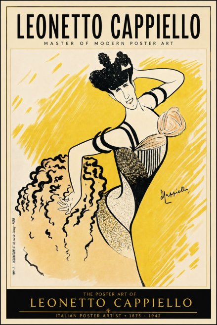 Leonetto Cappiello The Dancer No5 - Poszter