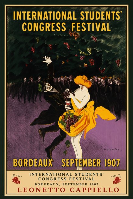 Leonetto Cappiello International Students' Congress Festival No2 - Poszter