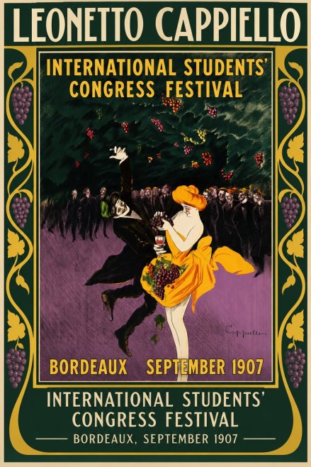 Leonetto Cappiello International Students' Congress Festival No5 - Poszter