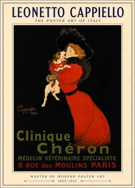 Leonetto Cappiello Clinique Chéron No5 - Poszter