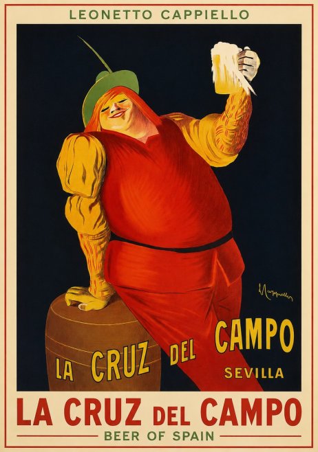 Leonetto Cappiello La Cruz Del Campo No2 - Poszter