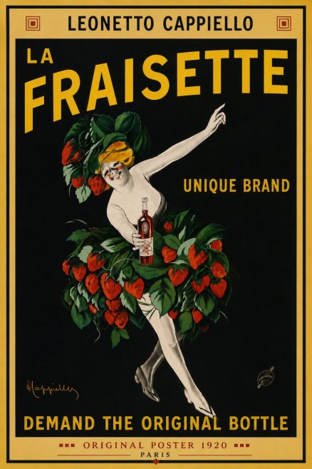 Leonetto Cappiello La Fraisette No6 - Poszter
