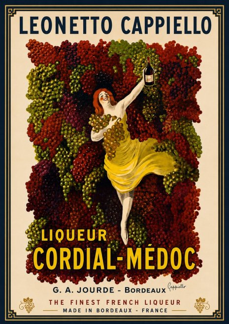 Leonetto Cappiello Liqueur Cordial-médoc No5 - Poszter