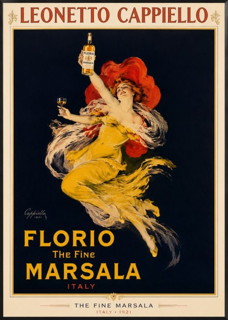 Leonetto Cappiello Florio the Fine Marsala No2 - Poszter