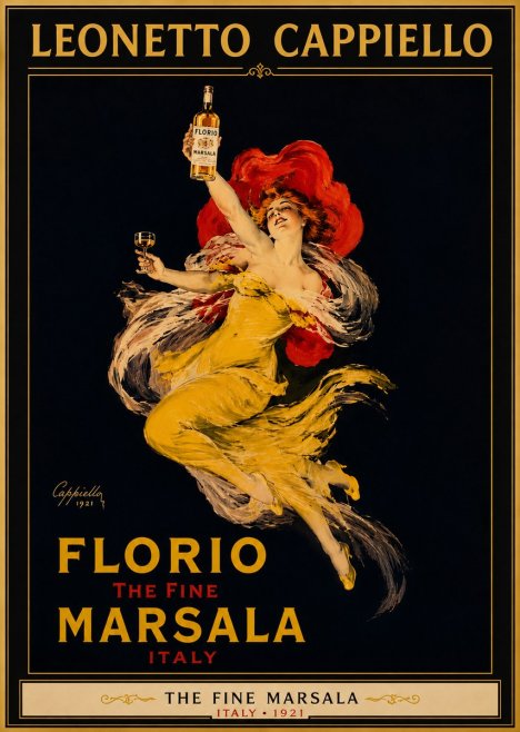 Leonetto Cappiello Florio the Fine Marsala No4 - Poszter