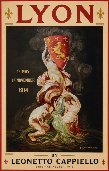 Leonetto Cappiello Lyon No2 - Poszter