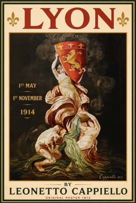 Leonetto Cappiello Lyon No5 - Poszter