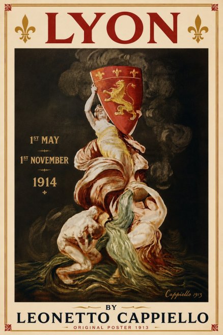 Leonetto Cappiello Lyon No6 - Poszter