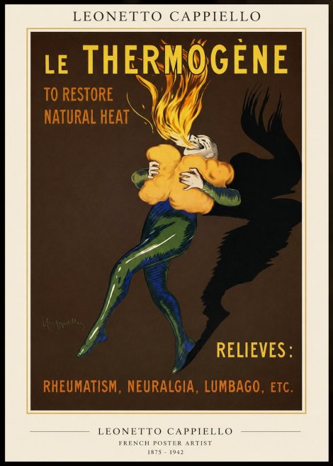 Leonetto Cappiello Le Thermogène No1 - Poszter