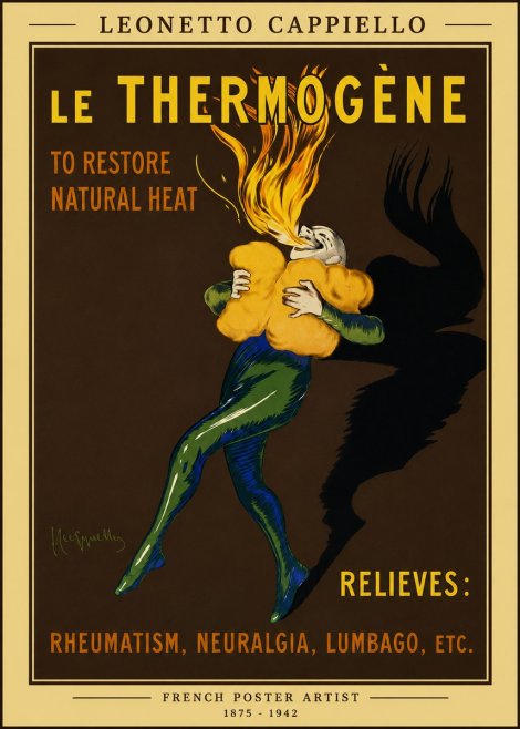 Leonetto Cappiello Le Thermogène No3 - Poszter