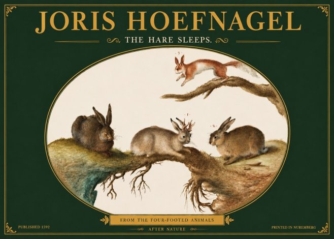Joris Hoefnagel Lepvs Dormit No4 - Poszter