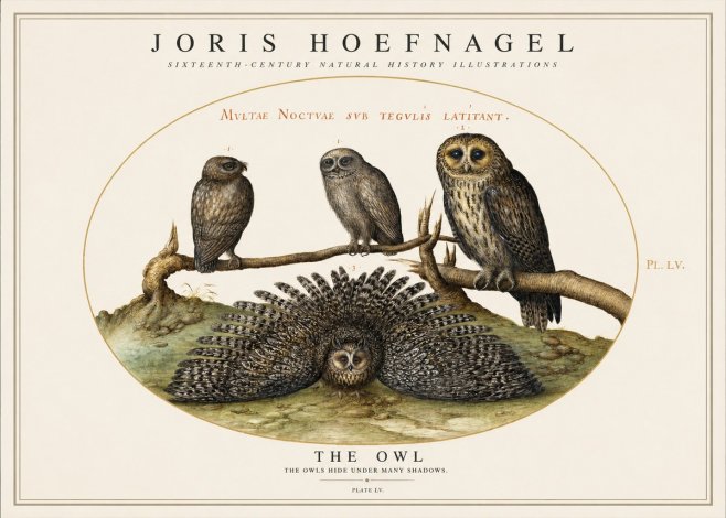 Joris Hoefnagel Noctva Volat No5 - Poszter