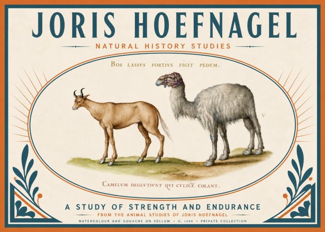 Joris Hoefnagel A Study of Strength and Endurance No4 - Poszter