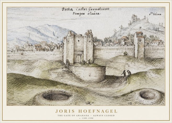 Joris Hoefnagel The Gate of Granada - Always Closed No1 - Poszter