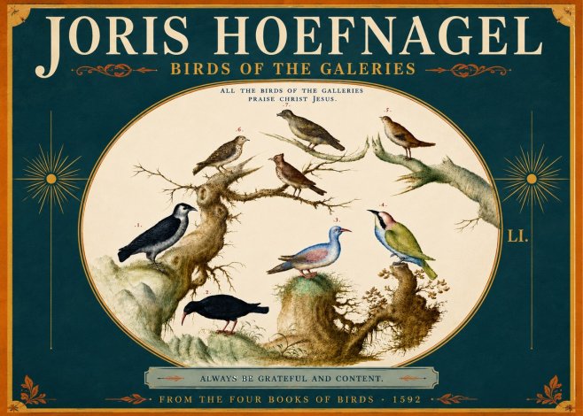 Joris Hoefnagel Birds of the Galeries No5 - Poszter