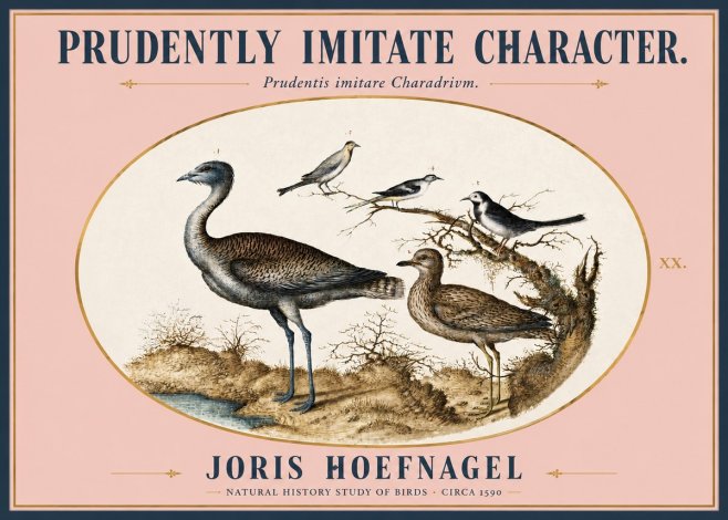 Joris Hoefnagel Prudently Imitate Character. No3 - Poszter