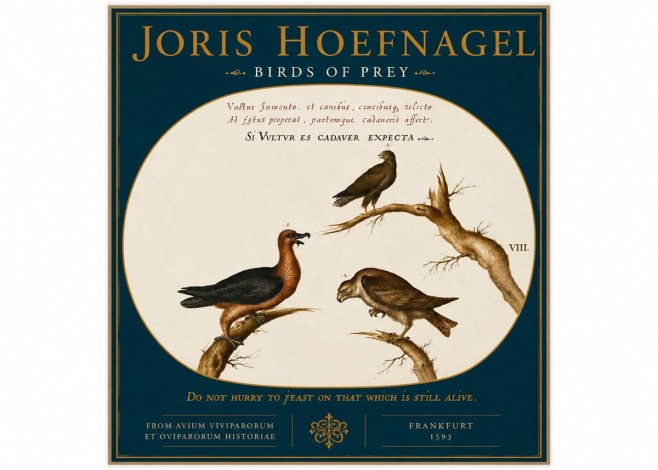 Joris Hoefnagel Birds of Prey No4 - Poszter