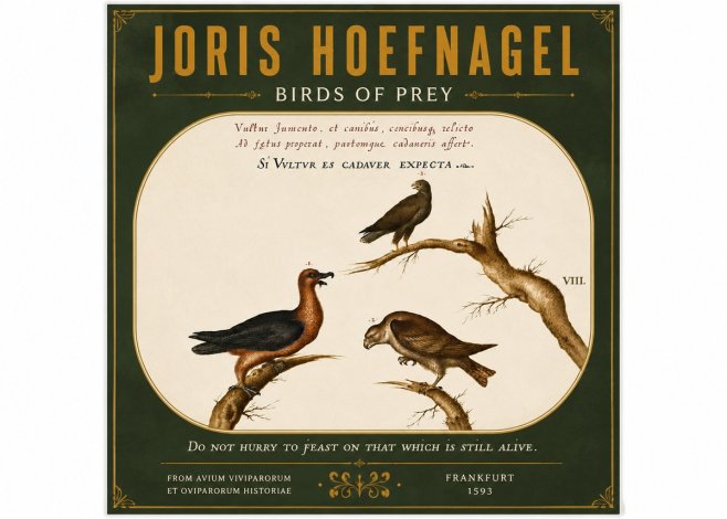 Joris Hoefnagel Birds of Prey No5 - Poszter