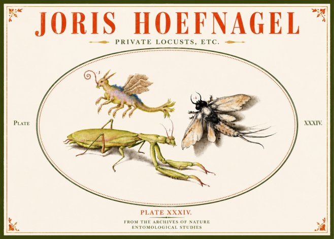 Joris Hoefnagel Privs Locvsta Bovem. No6 - Poszter