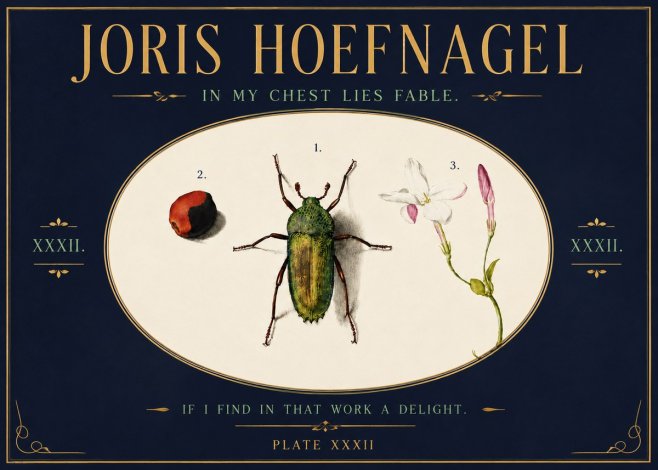 Joris Hoefnagel In My Chest Lies Fable No4 - Poszter