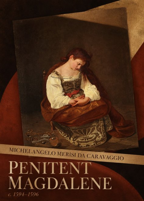 Michelangelo Merisi da Caravaggio Penitent Magdalene No5 - Poszter