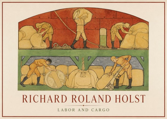 Richard Roland Holst Labor and Cargo No1 - Poszter