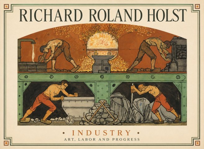 Richard Roland Holst Industry No1 - Poszter