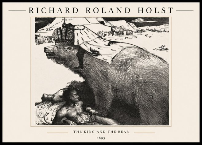 Richard Roland Holst The King's Burden No3 - Poszter