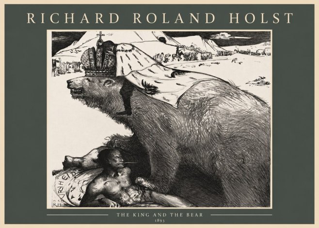 Richard Roland Holst The King's Burden No4 - Poszter