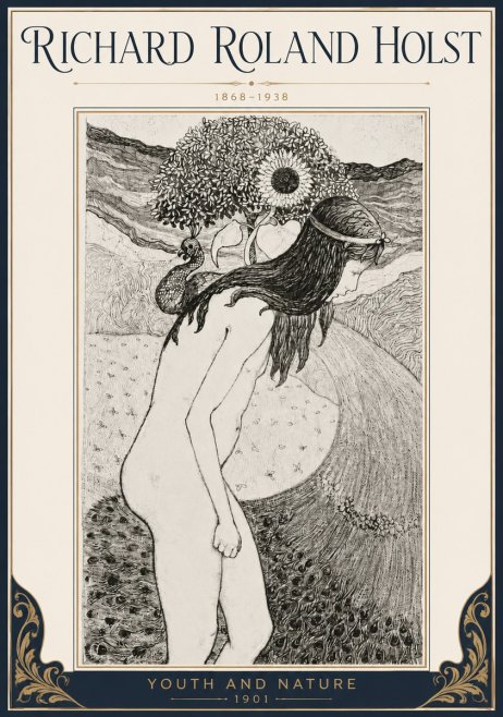 Richard Roland Holst Youth and Nature No4 - Poszter