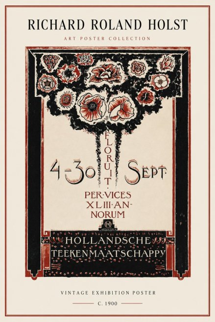 Richard Roland Holst Hollandsche Teekenmaatschappij No2 - Poszter