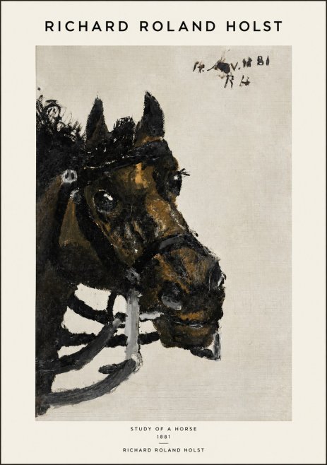 Richard Roland Holst Study of a Horse No1 - Poszter