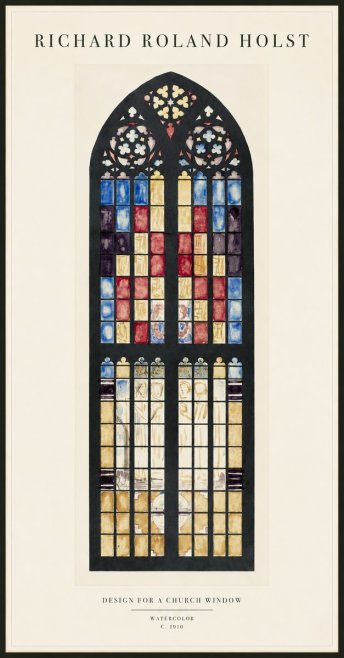 Richard Roland Holst Design for a Church Window No1 - Poszter