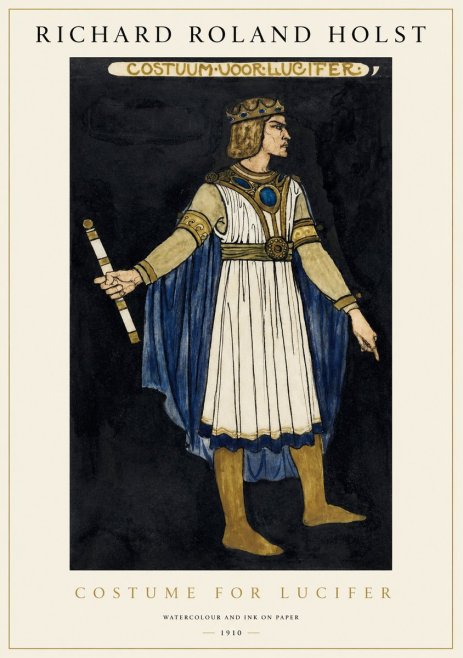 Richard Roland Holst Costume for Lucifer No1 - Poszter