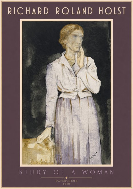 Richard Roland Holst Study of a Woman No2 - Poszter