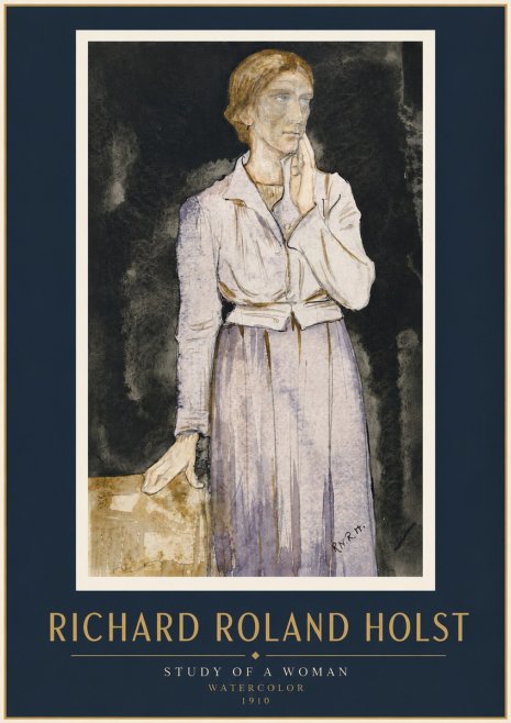 Richard Roland Holst Study of a Woman No5 - Poszter