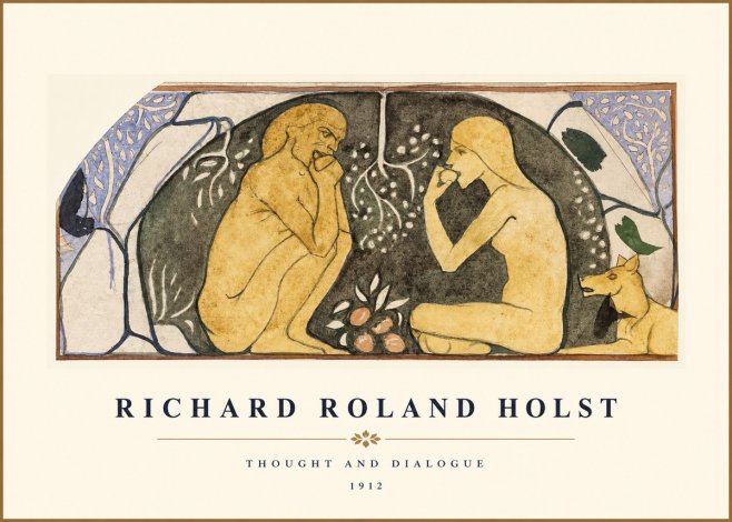 Richard Roland Holst Thought and Dialogue No1 - Poszter