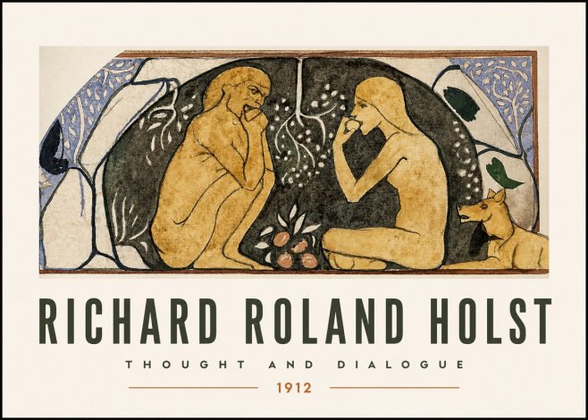 Richard Roland Holst Thought and Dialogue No2 - Poszter